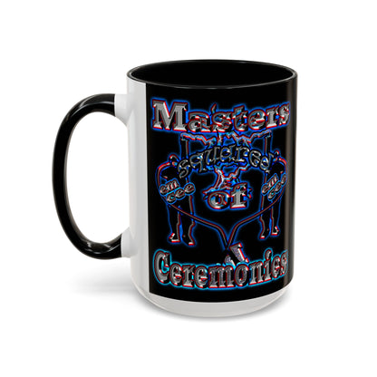 em cee squared - Accent Mug (black)