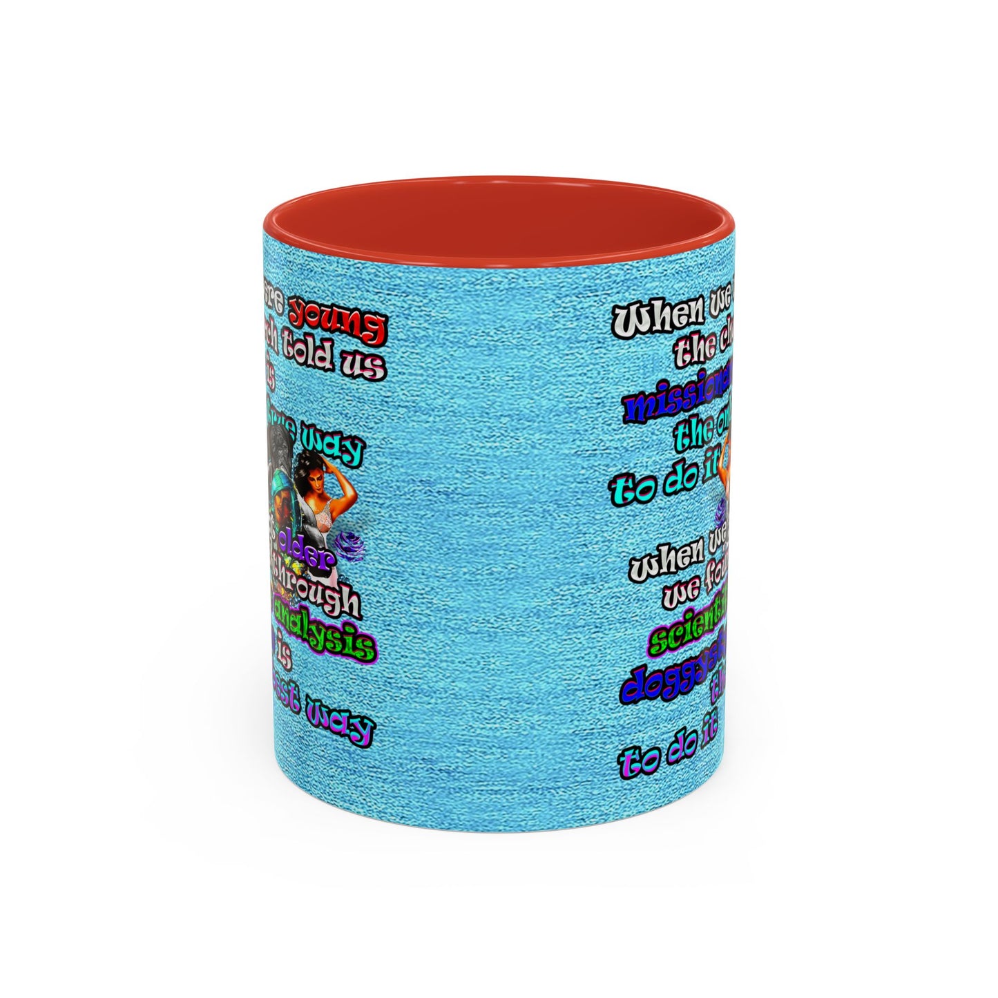 doggystyle - Accent Mug (faded blue)