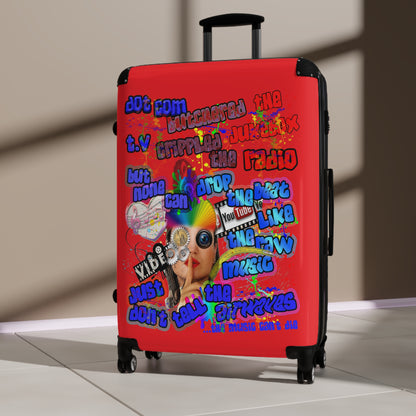 drop the beat - Suitcase (red)