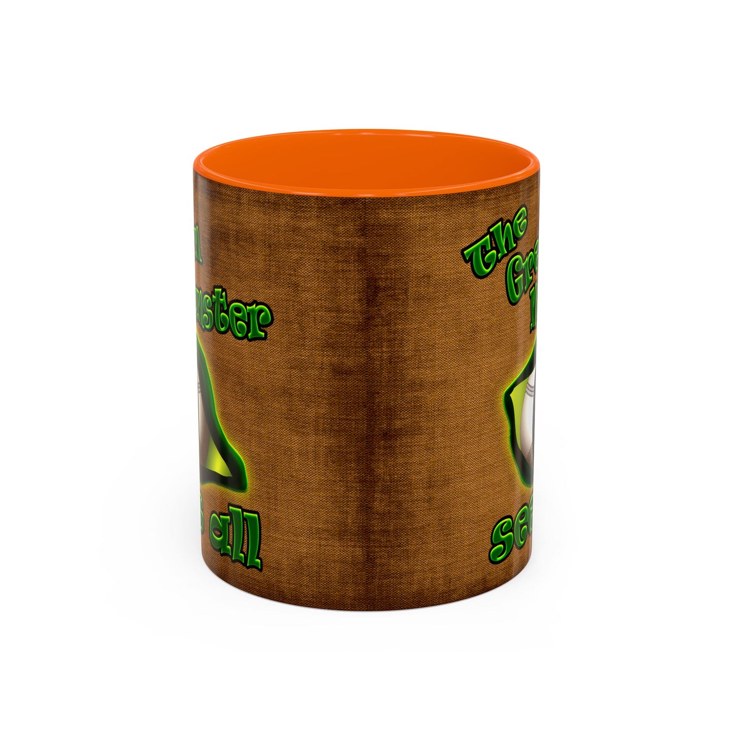 green monster - Accent Mug (brown papyrus)