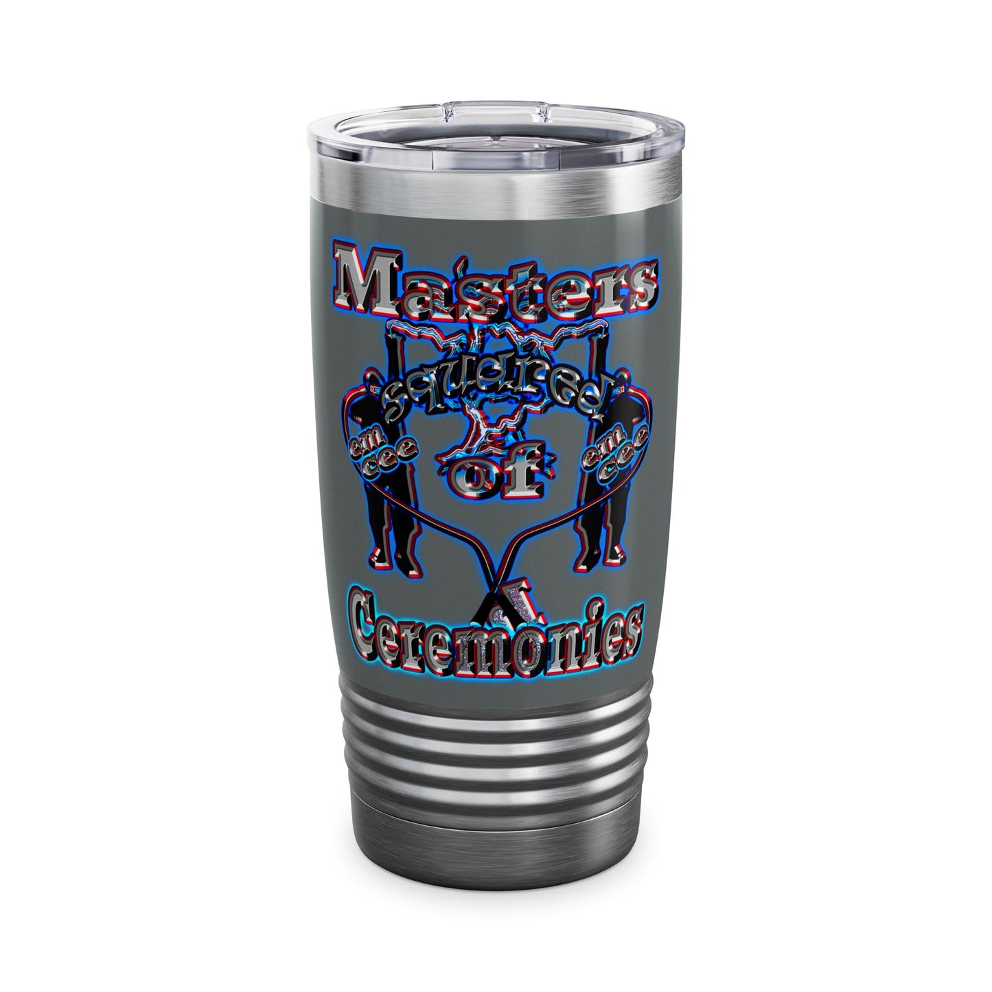 em cee squared - Ringneck Tumbler, 20oz (dark grey)