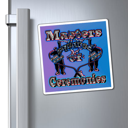 em cee squared - Magnets - (light blue-purple wave)