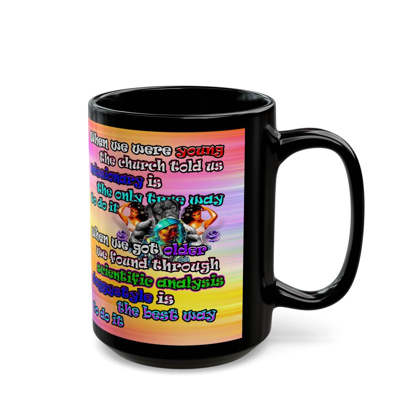 doggystyle - Black Mug (color blur)