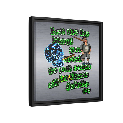 og - framed canvas art (brushed nickel)