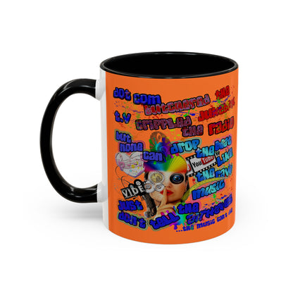 drop the beat - Accent Mug (crusta)
