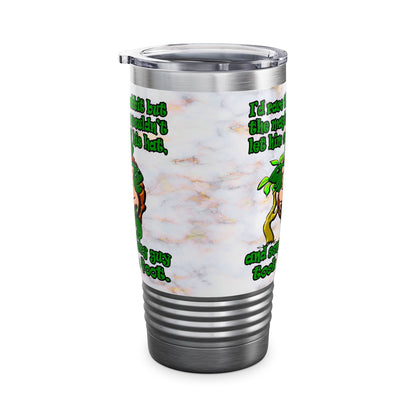 turtle race - Ringneck Tumbler, 20oz (white marble)