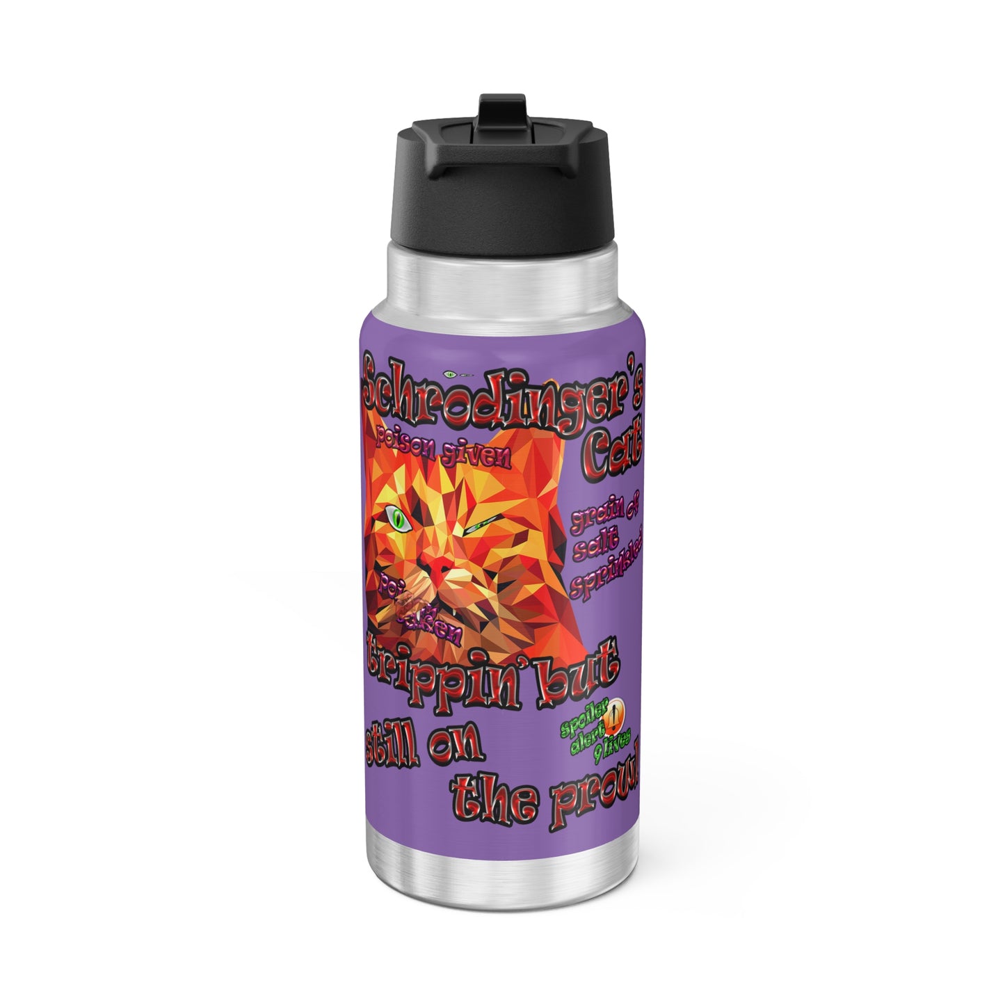 schrodinger's cat - Gator Tumbler, 32oz (light purple)