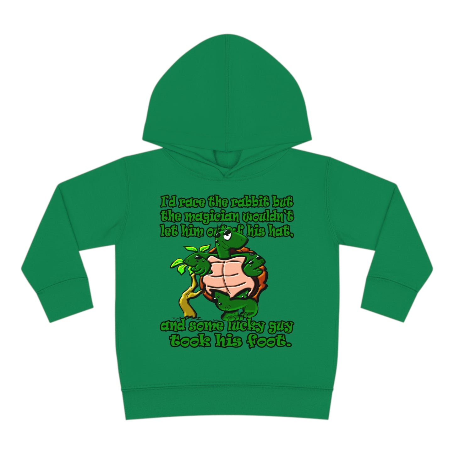 turtle race - Toddler Pullover Fleece Hoodie