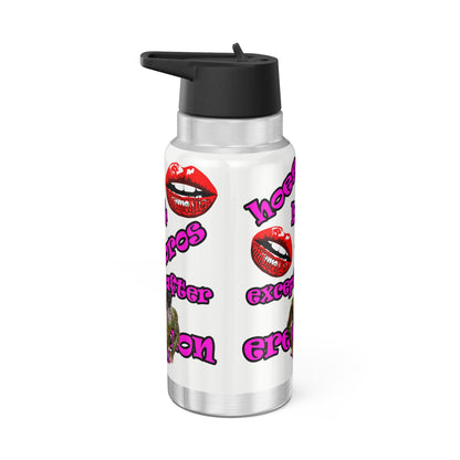 hoes b4 bros - Gator Tumbler, 32oz (white)