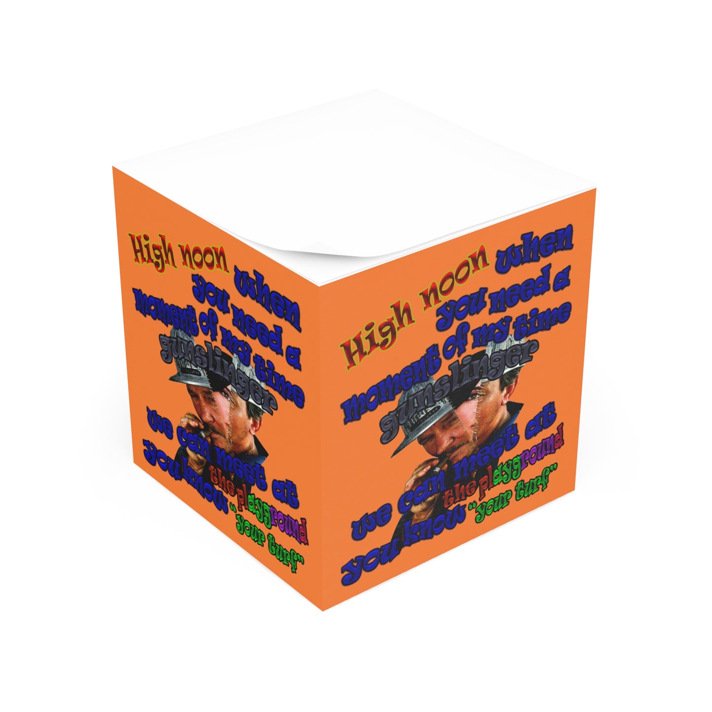 high noon - note cube (crusta)