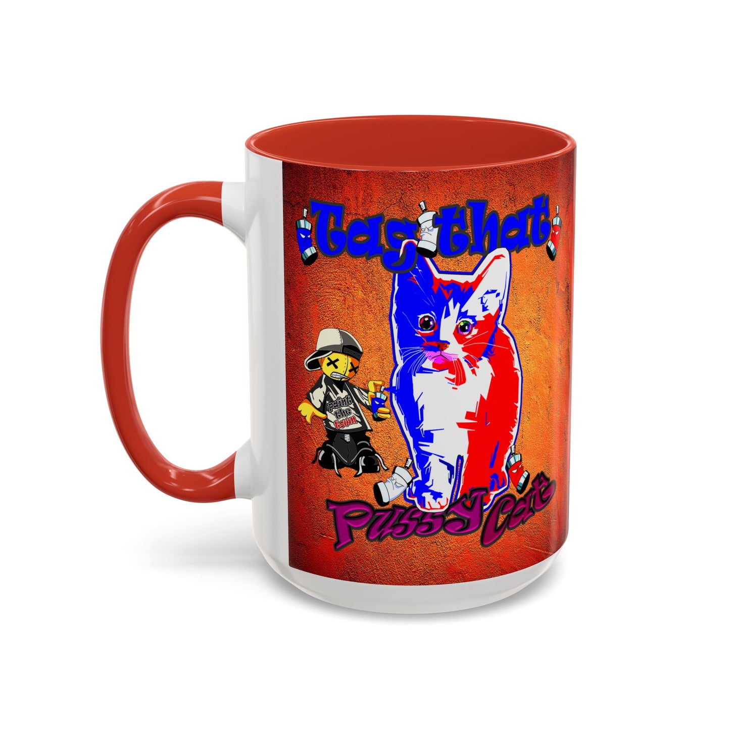 tag that - Accent Mug (burnt orange)
