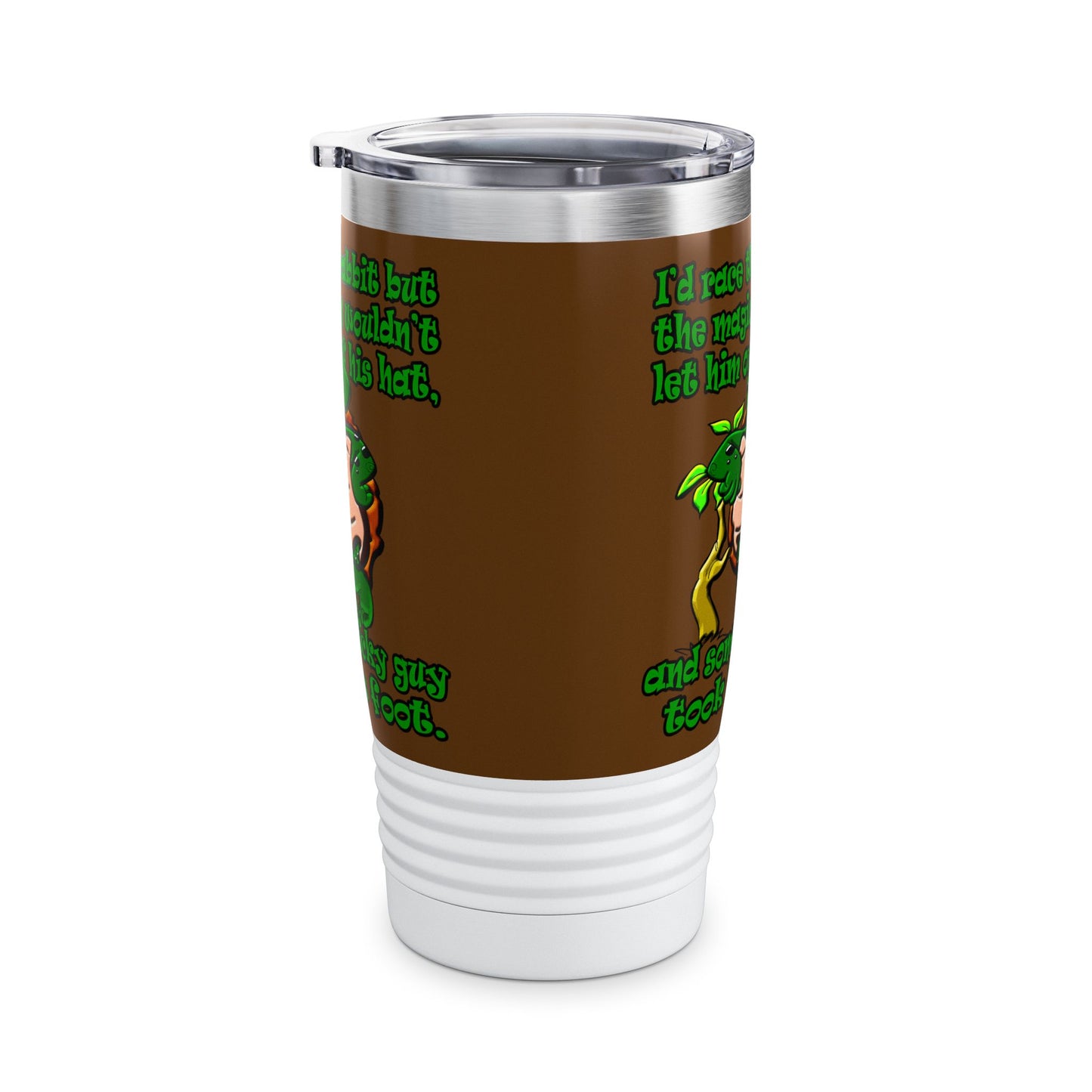 turtle race - Ringneck Tumbler, 20oz (brown)