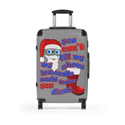 santa's shoes - Suitcase (grey)
