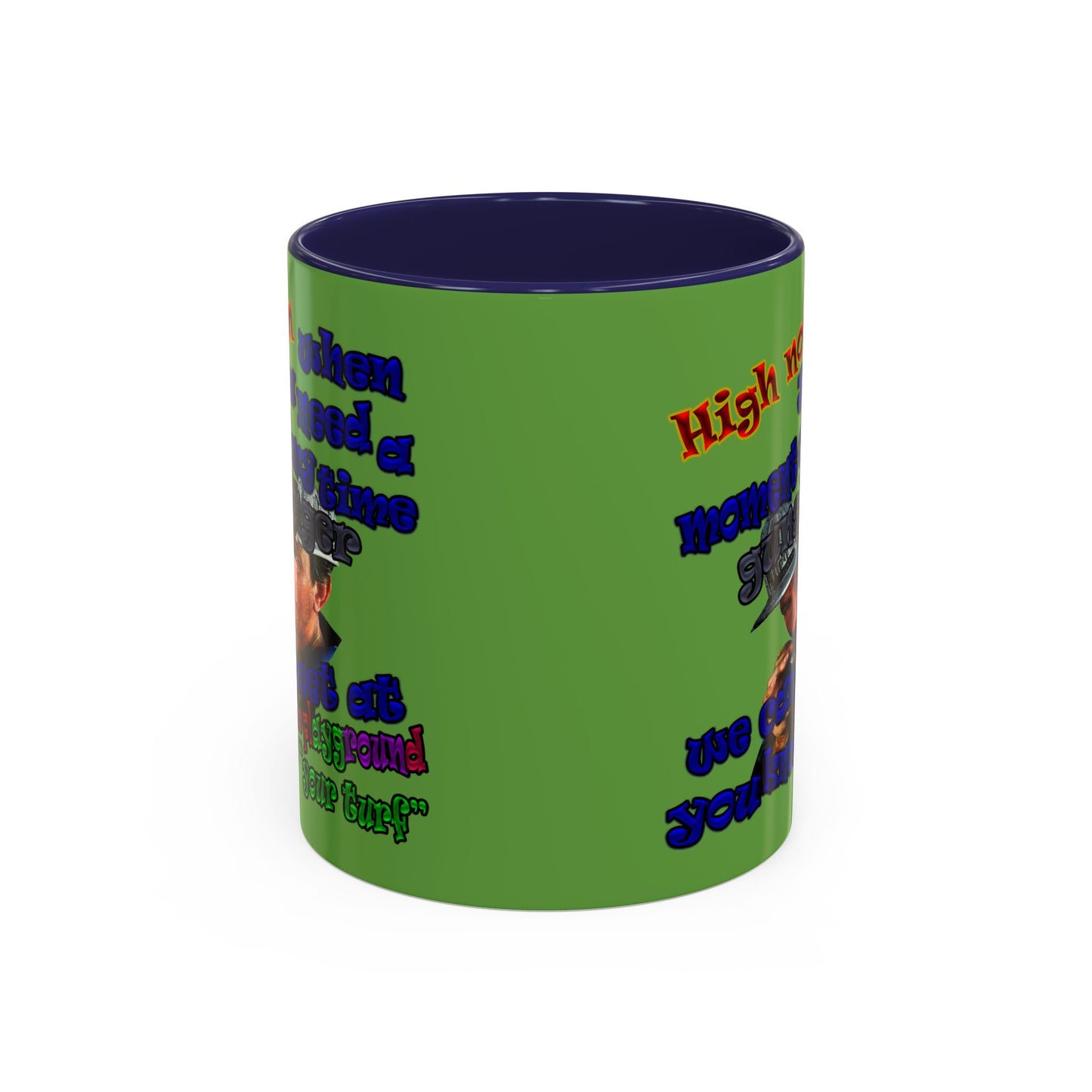 high noon - Accent Mug (green)