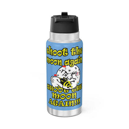 shoot the moon again - Gator Tumbler, 32oz (light blue)