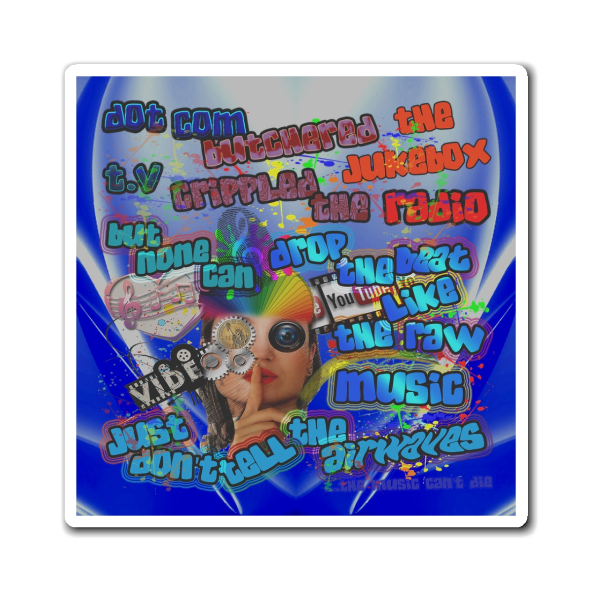 drop the beat - Magnets - (blue-white wave)
