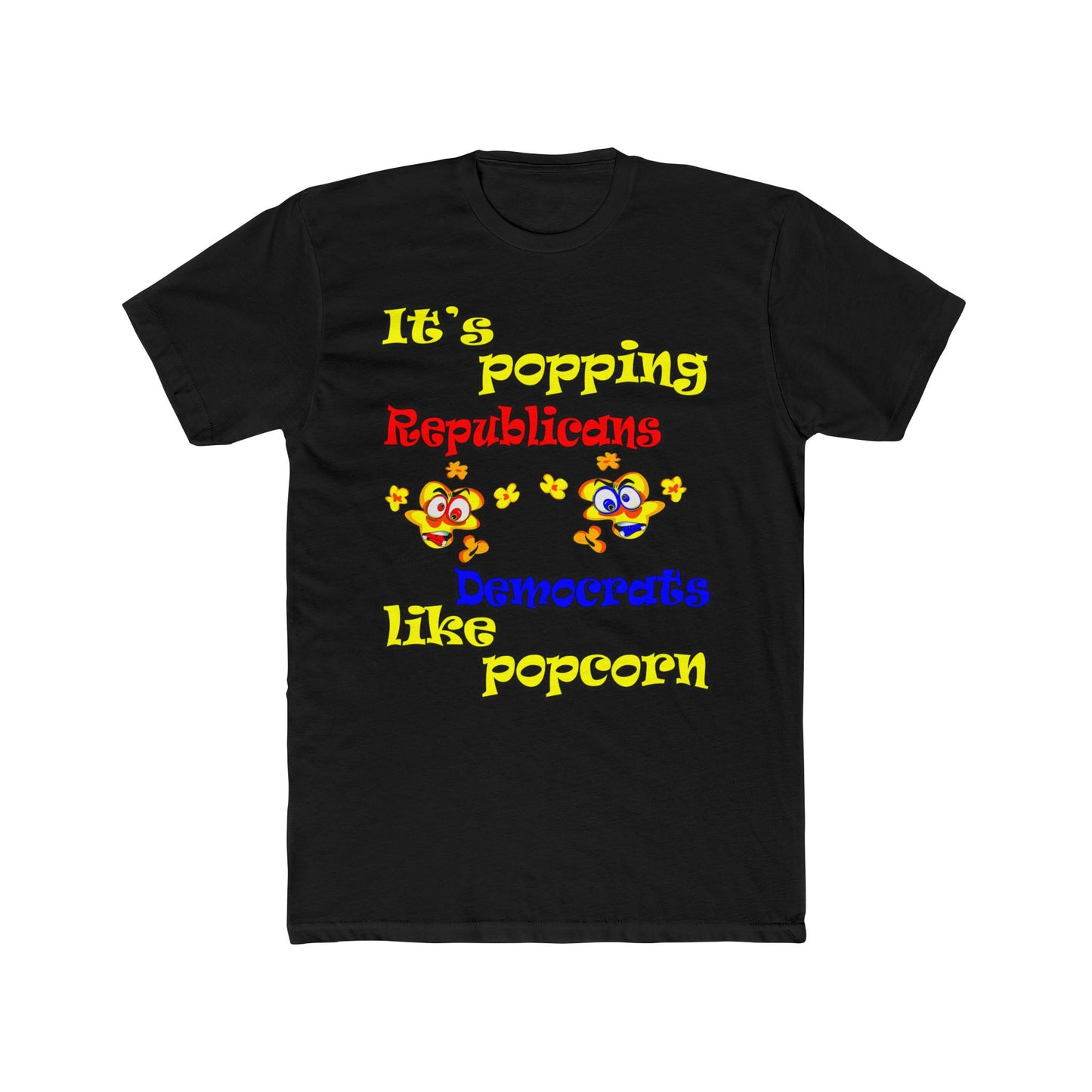 popping like popcorn - Men's Cotton Crew Tee