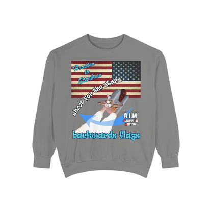 shoot for the stars - Unisex Garment-Dyed Sweatshirt