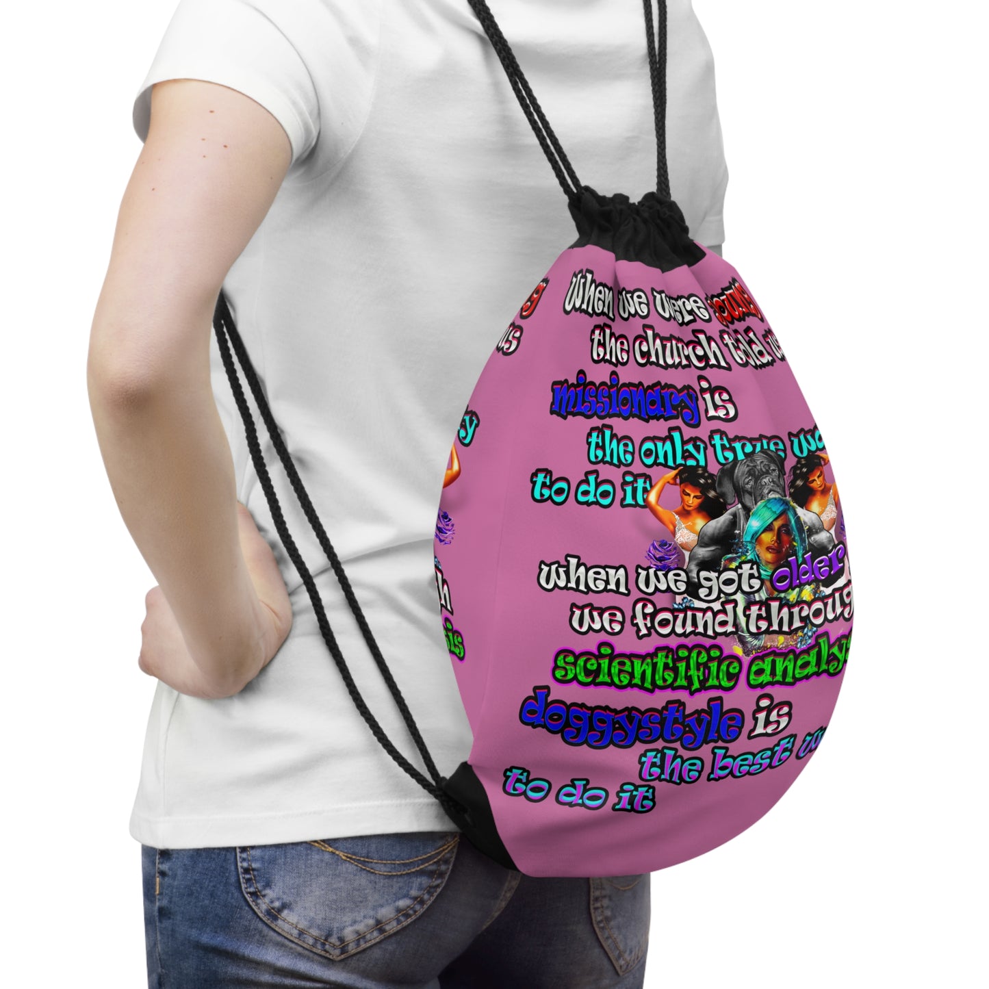 doggystyle - Drawstring Bag (light pink)