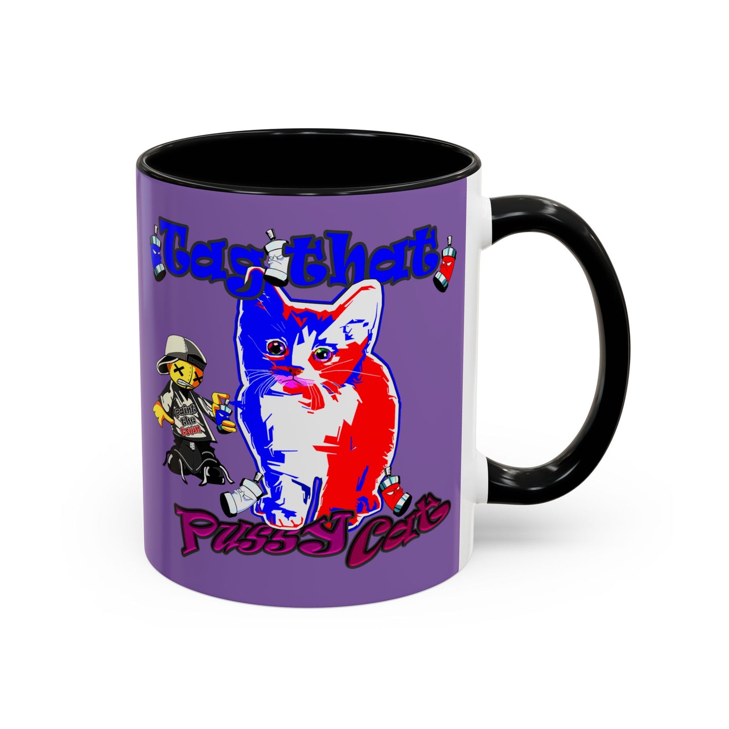 tag that - Accent Mug (light purple)