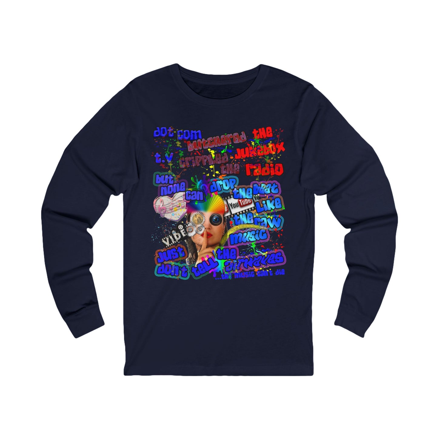 drop the beat - Unisex Jersey Long Sleeve Tee