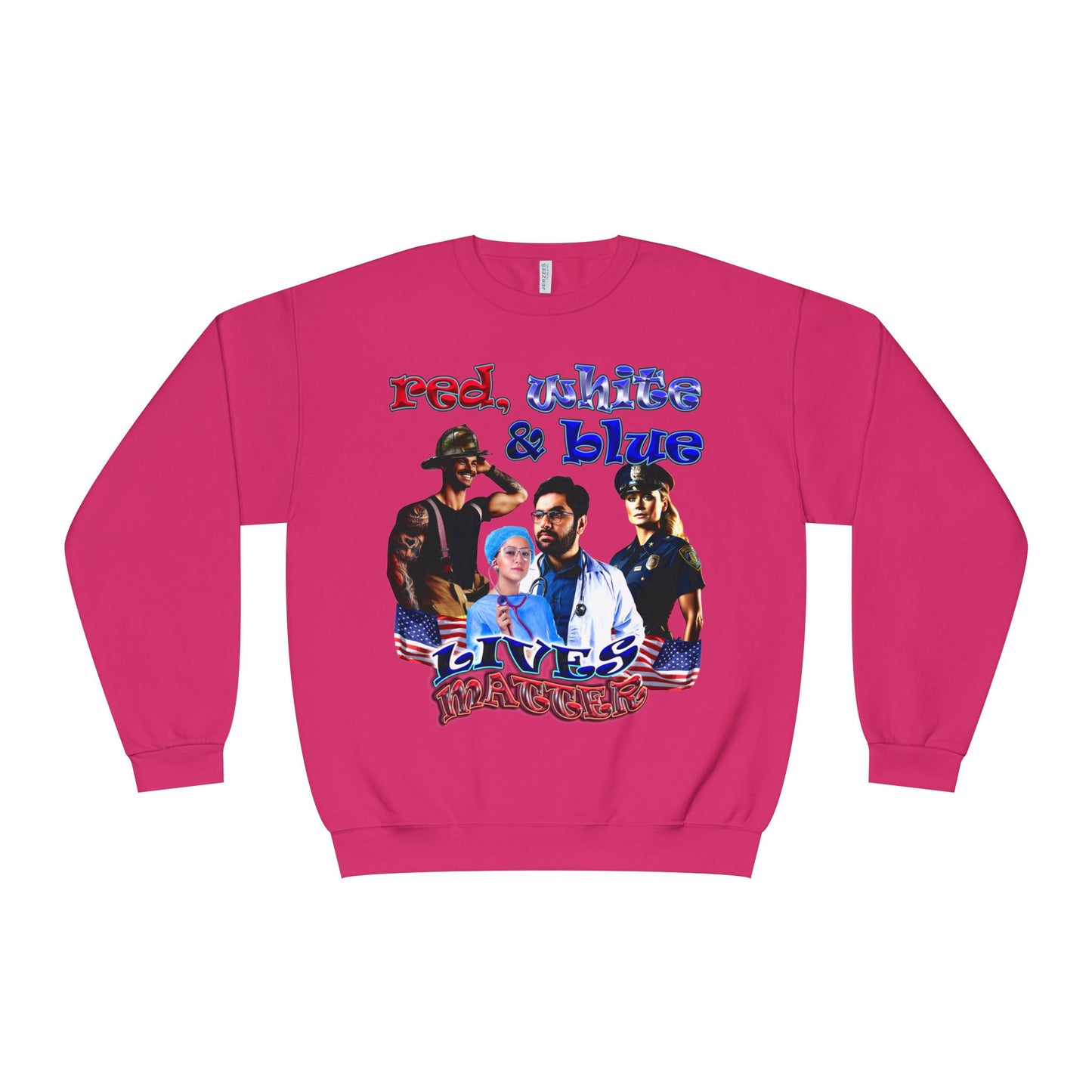 rw&b lives matter - Unisex NuBlend® Crewneck Sweatshirt