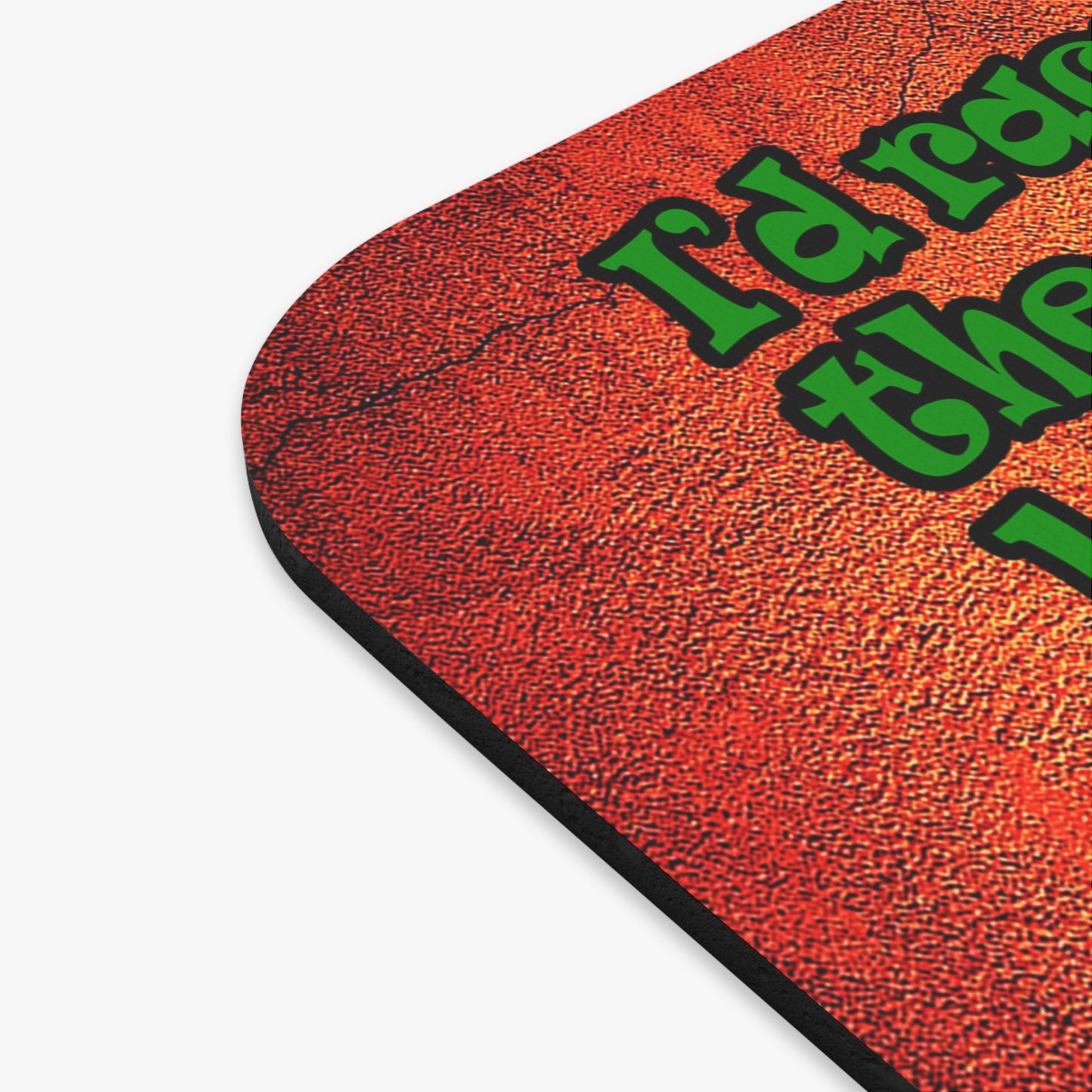 turtle race - Mouse Pad (Rectangle) (burnt orange)