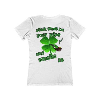 celtics logo - Women's The Boyfriend Tee