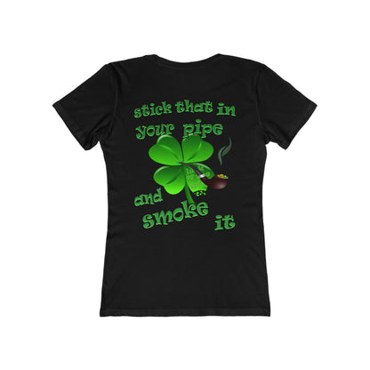 celtics logo - Women's The Boyfriend Tee