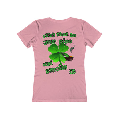 celtics logo - Women's The Boyfriend Tee