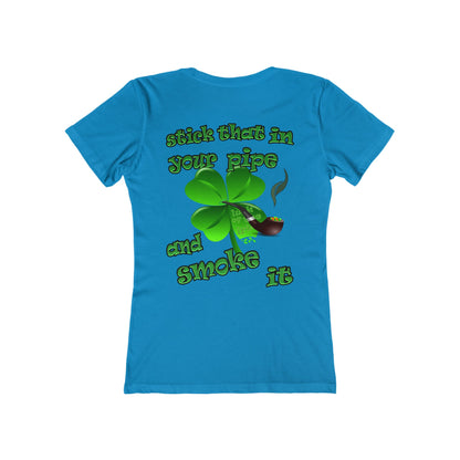 celtics logo - Women's The Boyfriend Tee