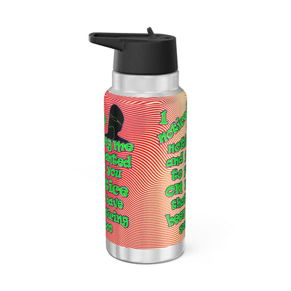 noticed you noticing - Gator Tumbler, 32oz  (yellow-orange wave)