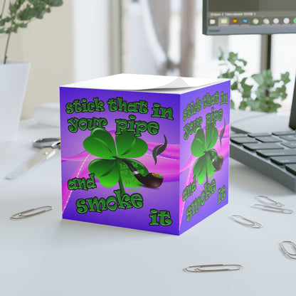 stick that in your pipe and smoke it - note cube (purple-pink wave)