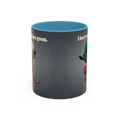 I don't care that your grey - Accent Mug (grey-light grey)
