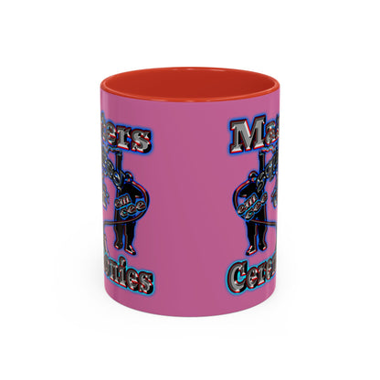 em cee squared - Accent Mug (light pink)