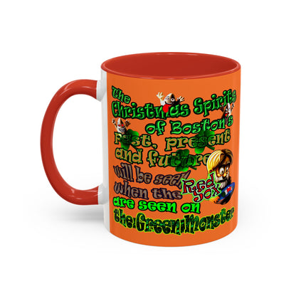 christmas spirits of boston - Accent Mug (crusta)