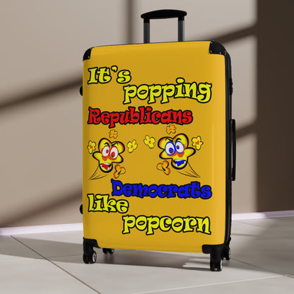 popping like popcorn - Suitcase (yellow)