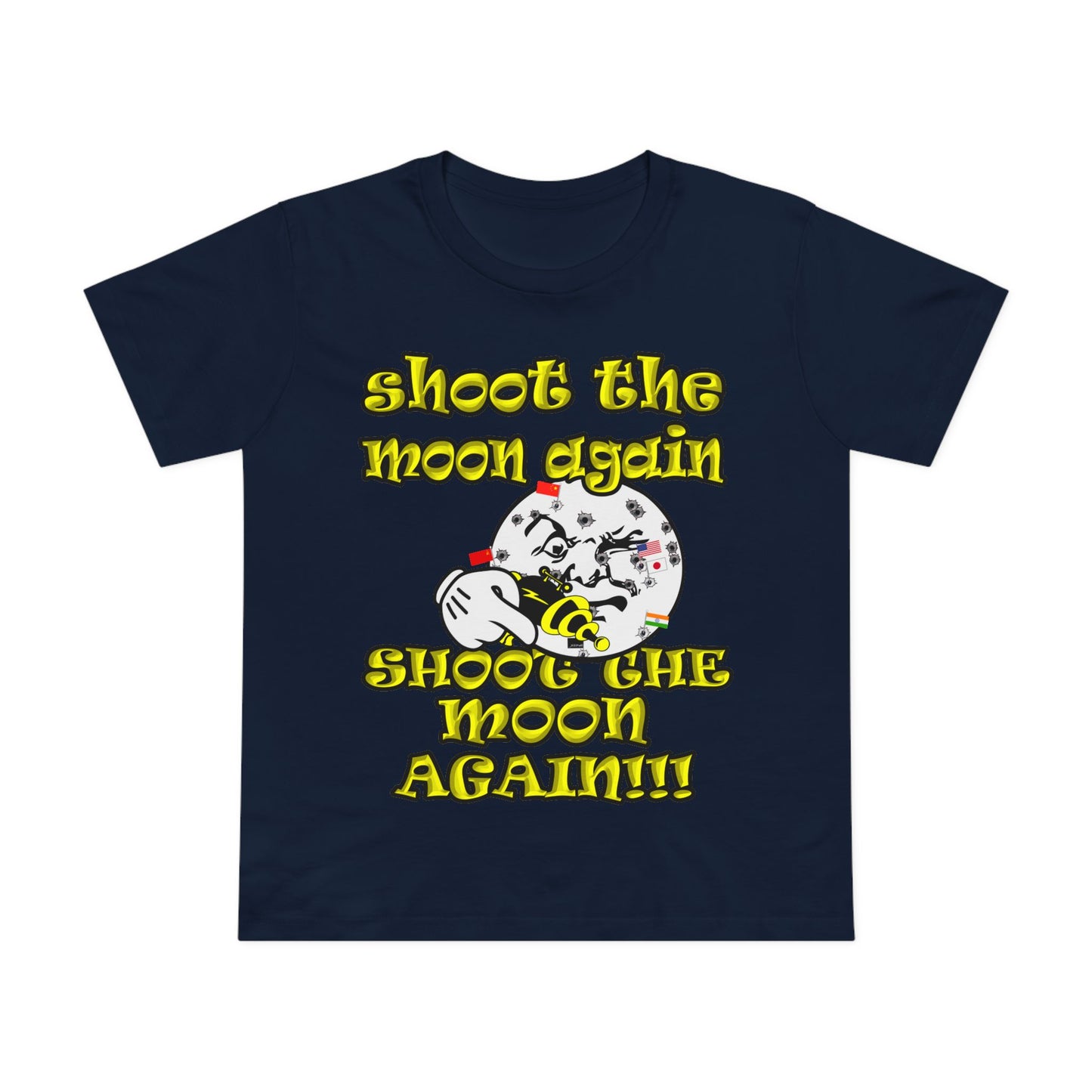 shoot the moon again - Women’s Maple Tee
