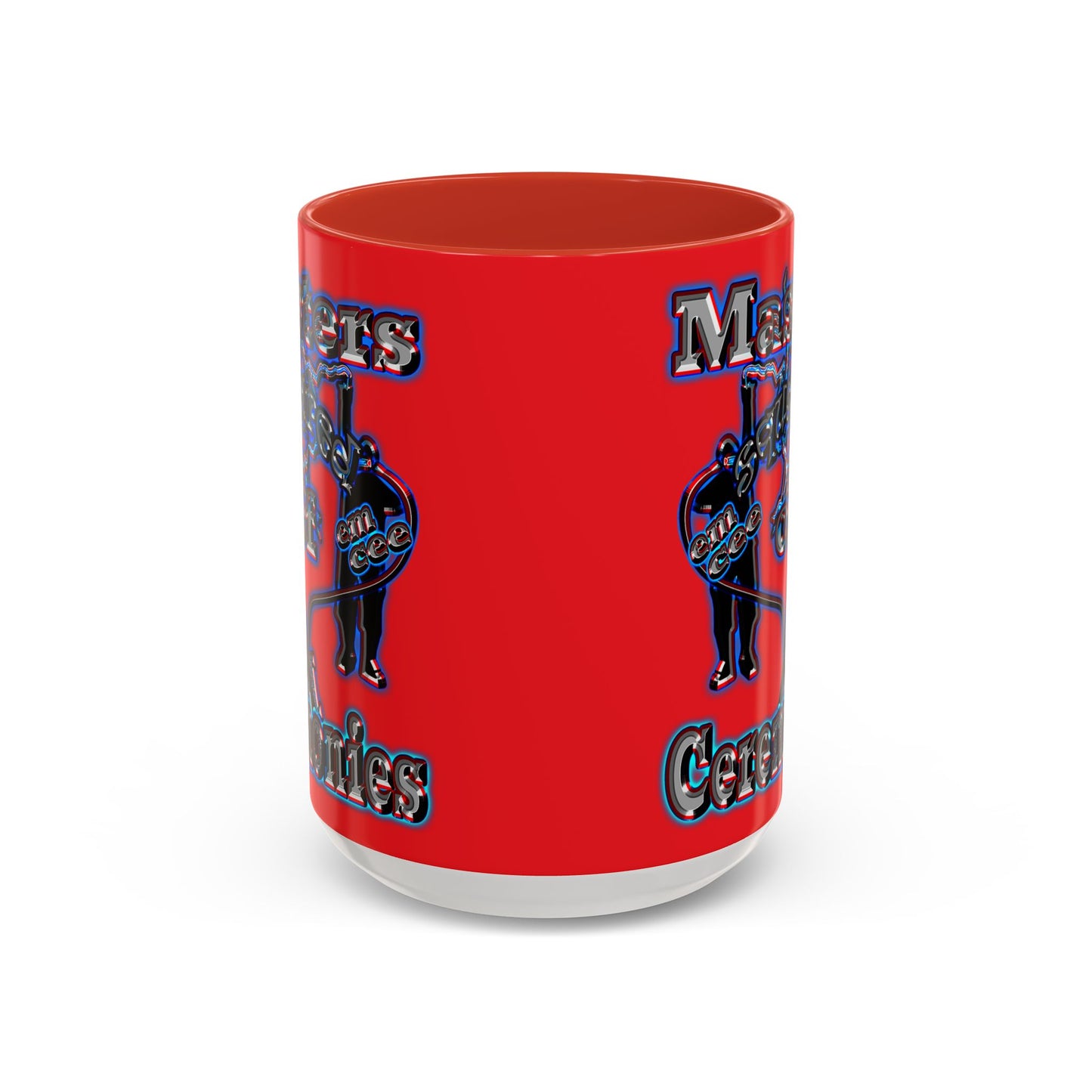 em cee squared - Accent Mug (red)
