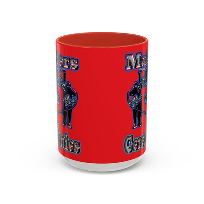 em cee squared - Accent Mug (red)