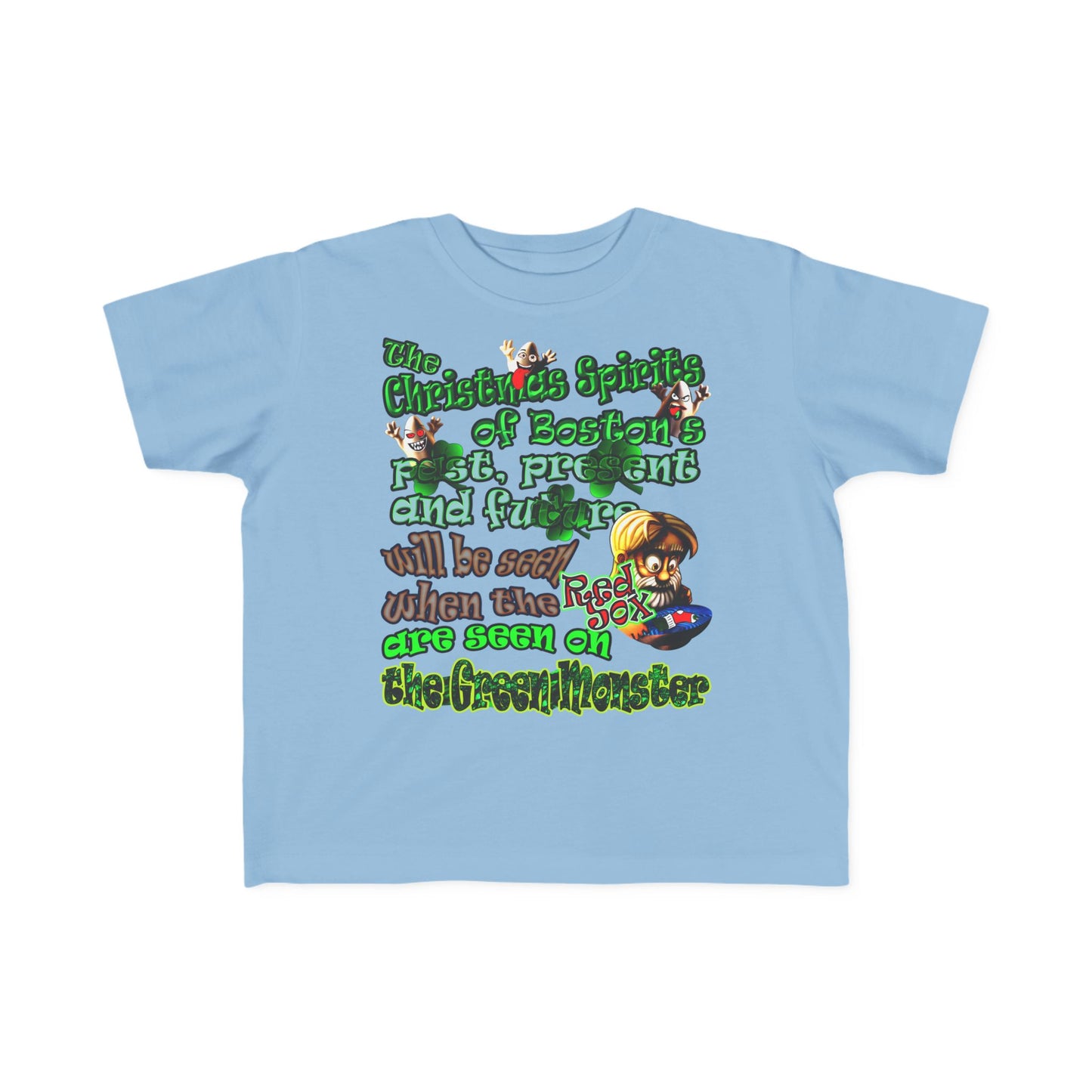 christmas spirits of boston - Toddler's Fine Jersey Tee