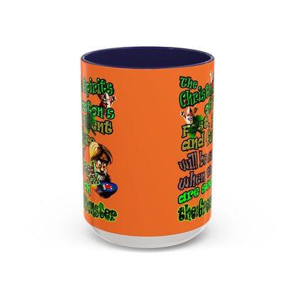 christmas spirits of boston - Accent Mug (crusta)
