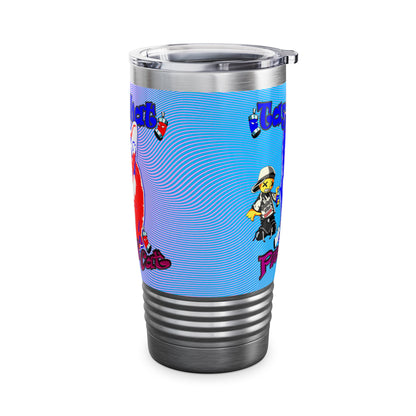 tag that - Ringneck Tumbler, 20oz (light blue-purple wave)