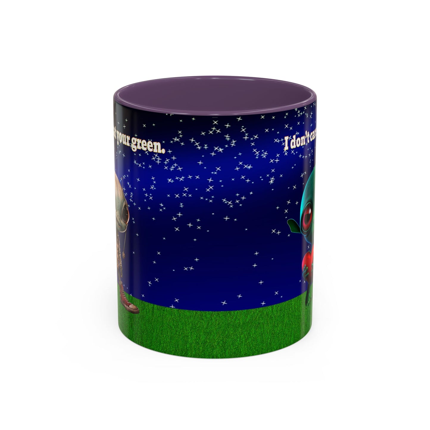 I don't care that your grey - Accent Mug ('snoops' background)
