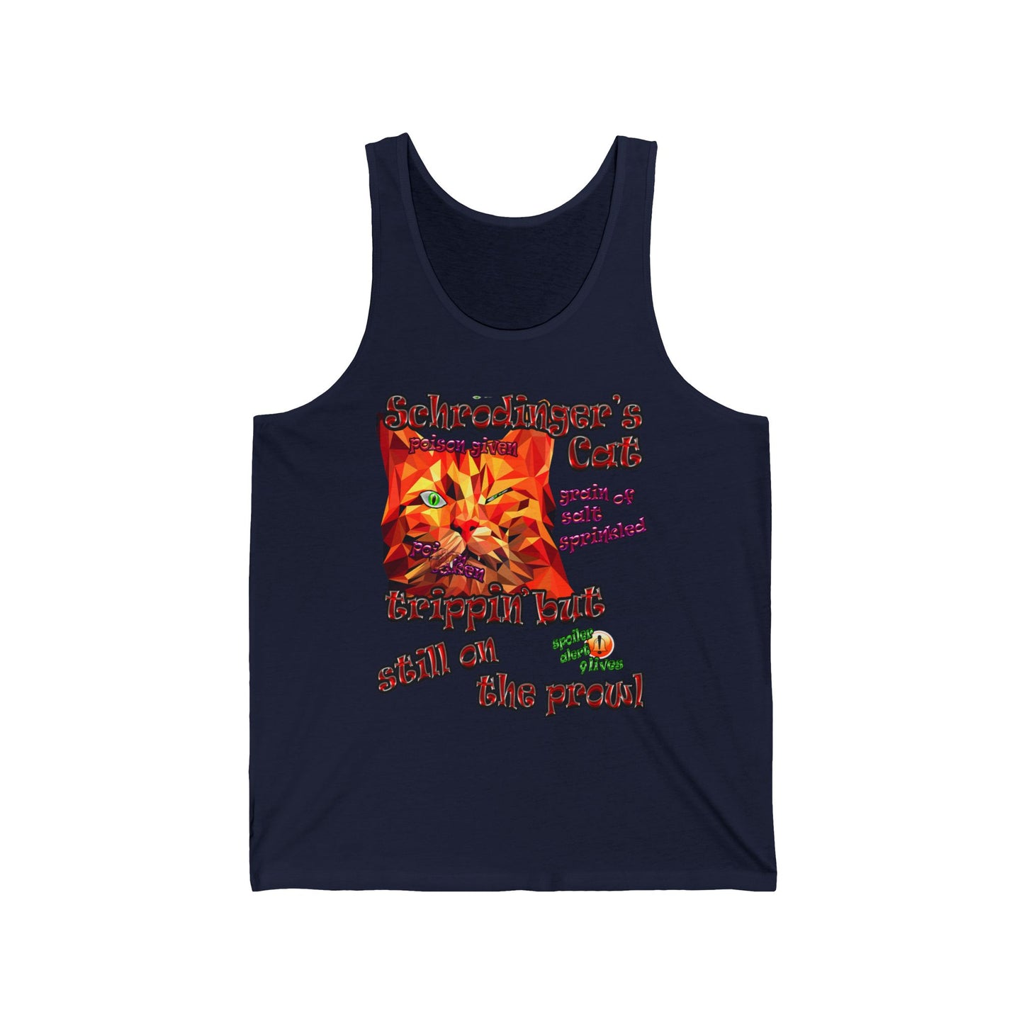 schrodinger's cat - Unisex Jersey Tank