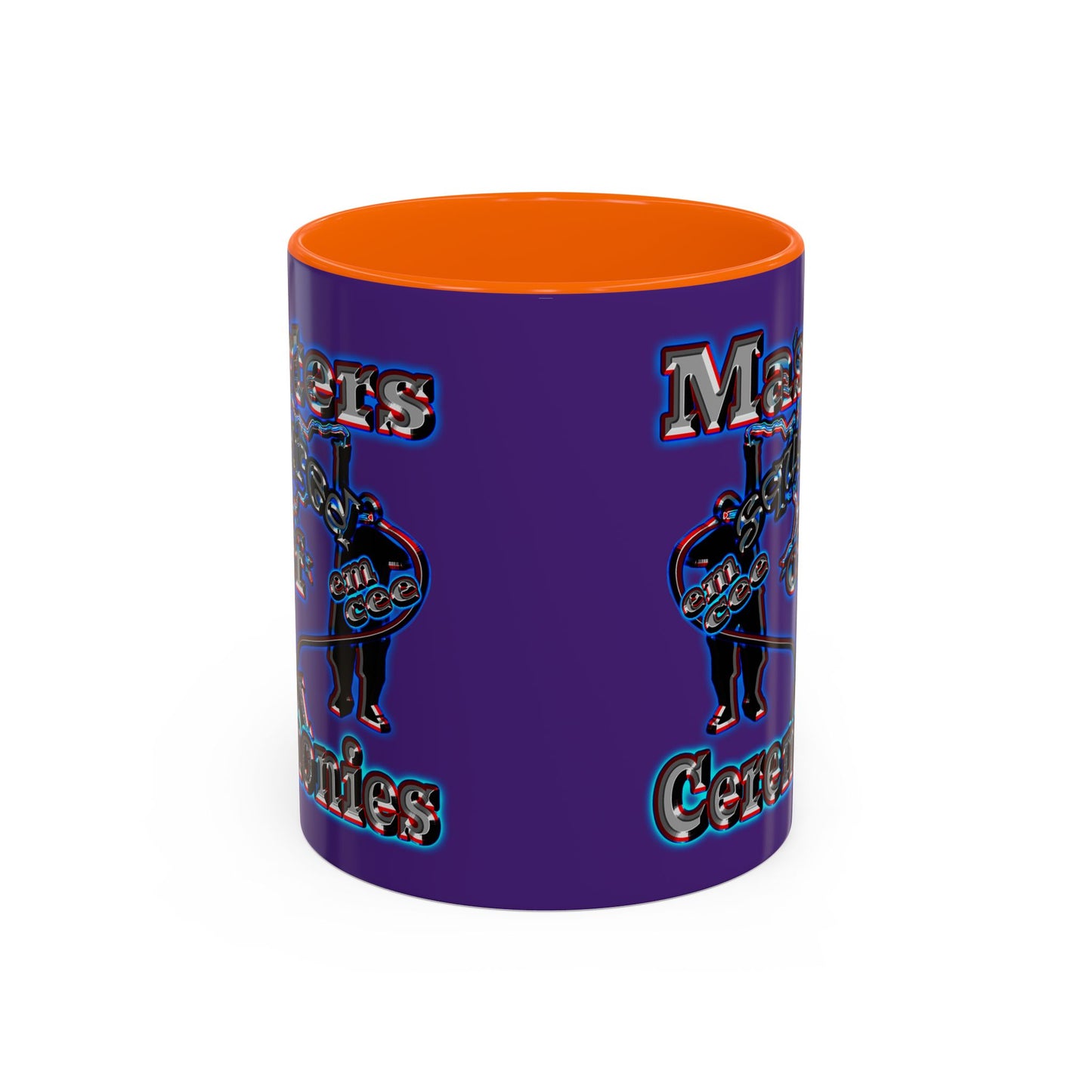 em cee squared - Accent Mug (purple)
