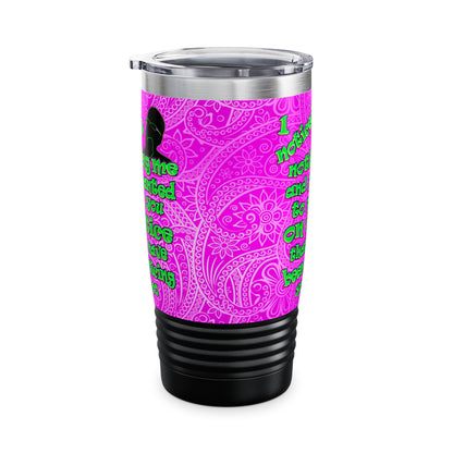 noticed you noticing - Ringneck Tumbler, 20oz (pink swirl)