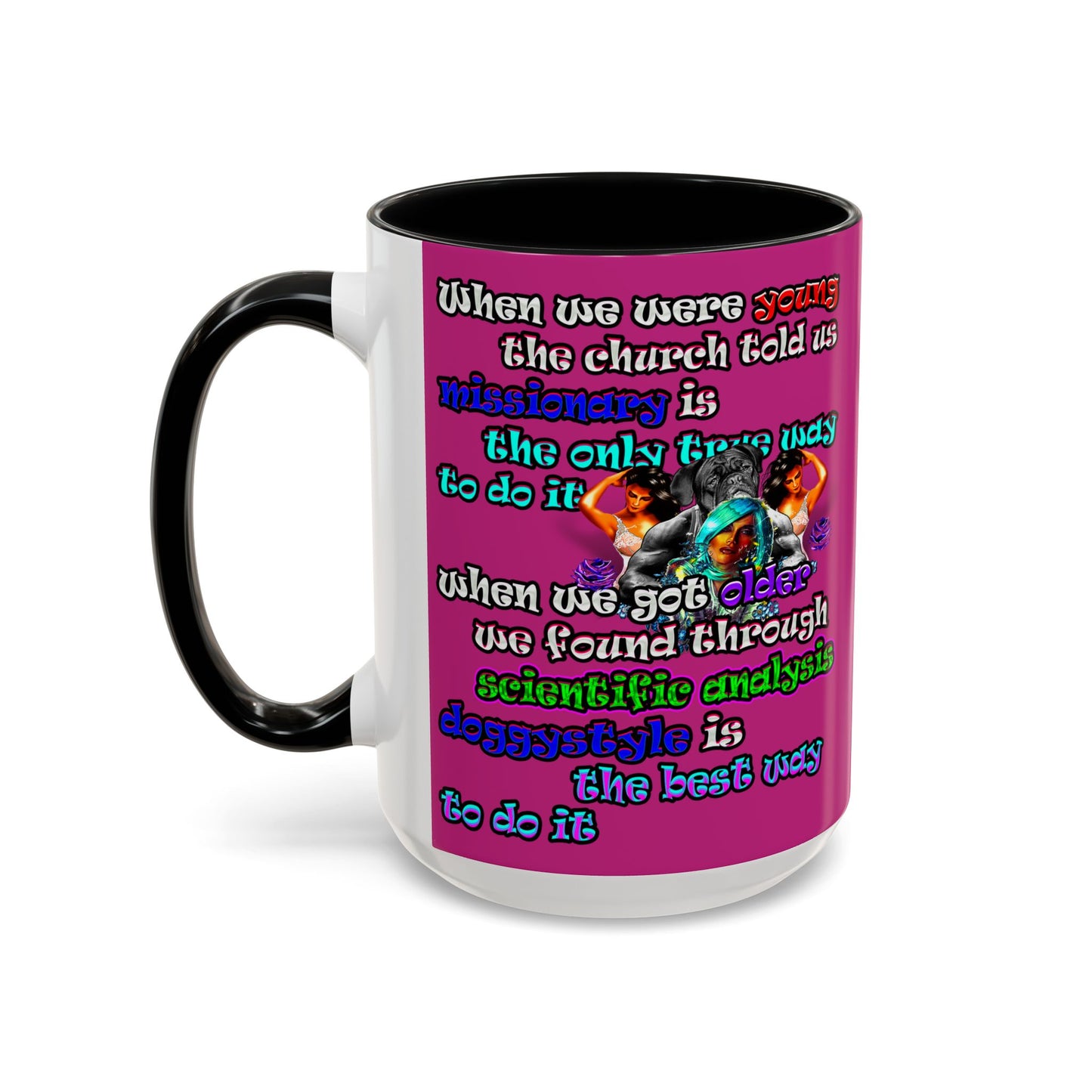doggystyle - Accent Mug (pink)