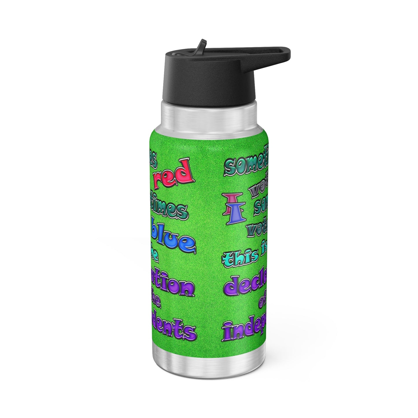 declaration of the independents - Gator Tumbler, 32oz  (green turf)