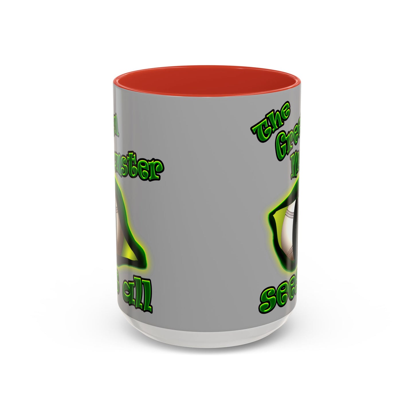 green monster - Accent Mug (light grey)